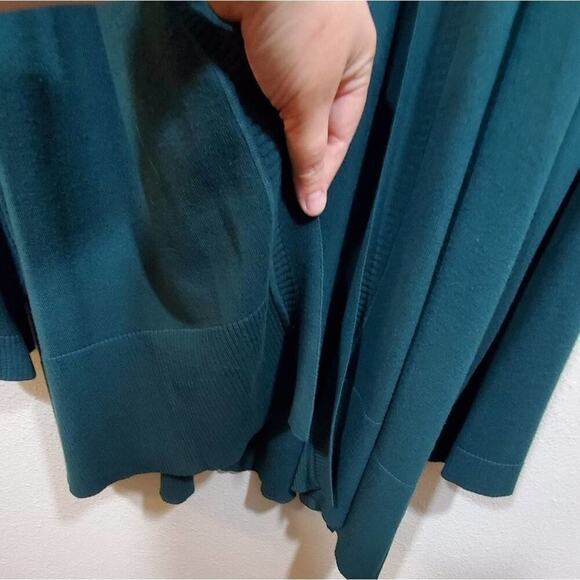 Avenue‎ green sweater cardigan plus size 4X - Picture 3 of 6